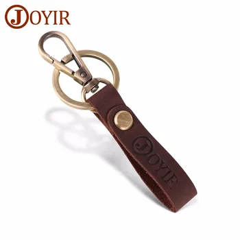 JOYIR Кошелек для ключей из натуральной кожи, женские и мужские чехлы для ключей, брелок для автомобильных ключей, ключница, органайзер для ключей, подарки K017