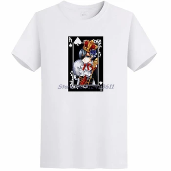 Летняя футболка для мужчин Black Butler Ciel Phantomhive Аниме Манга Harajuku графические футболки Рубашка с коротким рукавом Мужская одежда