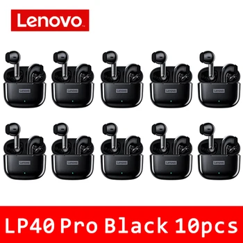 Оригинальные беспроводные наушники Lenovo LP40 Pro Thinkplus TWS Bluetooth 5.1 с шумоподавлением, спортивные наушники с сенсорным управлением