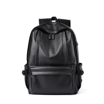 2023 Модный рюкзак для зарядки через USB, мужская сумка из искусственной кожи, Большие рюкзаки для ноутбуков, мужская школьная сумка Mochilas для подростков, мальчиков, Новинка