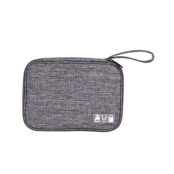 Многофункциональная цифровая сумка, сумка для хранения кабеля передачи данных, сумка для хранения мобильной гарнитуры, сумка для хранения серого цвета
