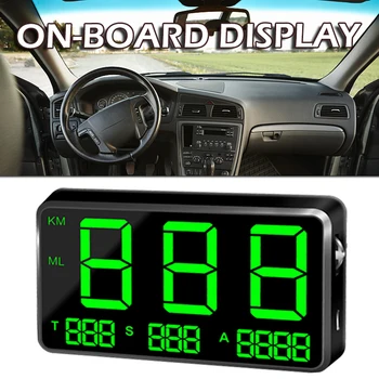 Общий GPS-компас на головном дисплее автомобиля Многофункциональные цифровые контрольные дисплеи статистики пробега