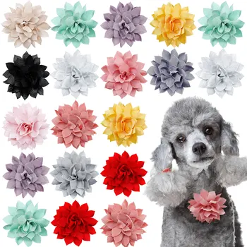 50/100 шт Цветочный ошейник для собак, галстуки-бабочки, Съемный ошейник для маленьких собак, кошек, галстук-бабочка, аксессуары для собак, Аксессуары для ухода за домашними животными