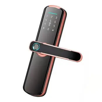 Конкурентоспособная цена S807L Biometic Fingerprint Wifi TTlock APP Card Электрический замок для дома