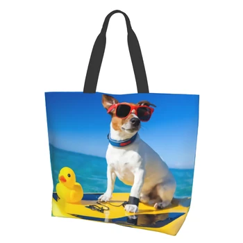 Сумка-тоут для серфинга с собакой, дорожная сумка через плечо, Сумочка для занятий йогой, тренажерный зал, Пляжный отдых