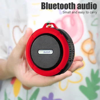 C6 Bluetooth-совместимый Динамик Портативный Наружный Сабвуфер Беспроводной Небольшой Аудио Мини-Сабвуфер Громкой связи Водонепроницаемые Динамики