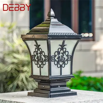 DEBBY Outdoor Classic Post Light Ретро Водонепроницаемые светодиодные настенные светильники для дома и сада
