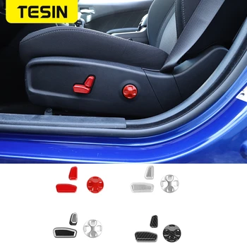 Автомобильные наклейки TESIN для регулировки положения кнопки переключения сидений, накладка для Dodge Charger 2015 + Автомобильные аксессуары для оформления интерьера