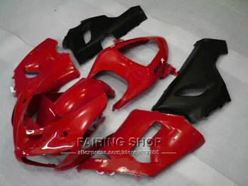 Красный комплект обтекателей zx6r 05 06 2005 2006 Высококачественные обтекатели для Kawasaki Ninja по индивидуальному заказу бесплатно v95