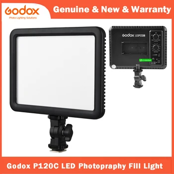Godox P120C LED Light Ultra Slim Studio Continuous 3300 K ~ 5600 K On Camera LED Video Light Лампа Для Камеры DV Видеокамеры