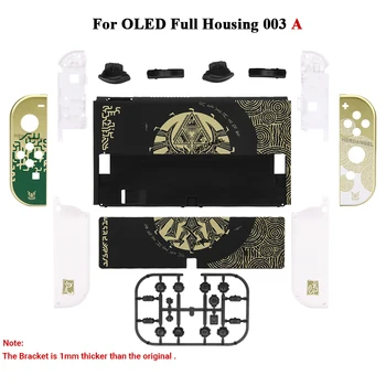 НОВЫЙ DIY Ограниченный Выпуск Сменного корпуса Shell Case для Nintendo Switch OLED Задняя панель для корпуса NS Joycons ABXY Buttons