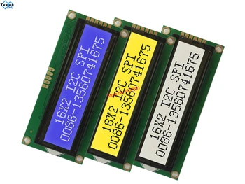 1602 Модуль ЖК-дисплея I2C IIC SPI пластик синий зеленый белый 5v