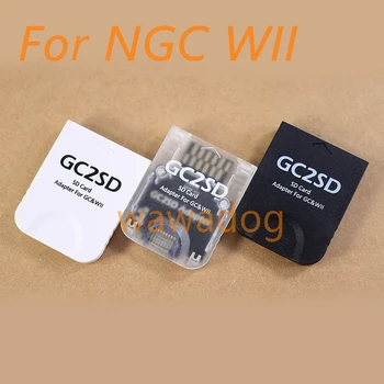 1 шт. флэш-карта SD, устройство чтения карт, конвертер Адаптер для консоли Nintendo Wii NGC GC2SD