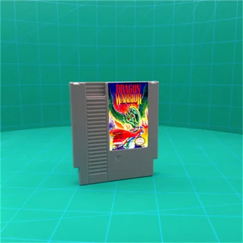 для Dragon Warrior серии I II III IV (экономия заряда батареи) Игровой картридж с 72 контактами подходит для 8-битной игровой консоли NES