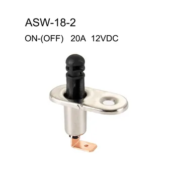 ASW-18-2 ВКЛ. (ВЫКЛ.) 20A 12 В постоянного тока Переключатель модификации автомобиля двухфутовый звуковой сигнал Автоматическая кнопка Включения Питания Кулисный переключатель