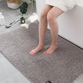 Высококачественный новый коврик для пола в ванной, впитывающий нескользящий дверной коврик для ванной, домашняя спальня, ковер для гостиной, кухонные коврики для унитаза