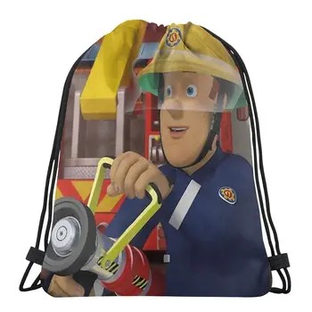 Сумки Fireman Sam на шнурке для путешествий, водонепроницаемые сумки для организации хранения, карманная сумка на веревке