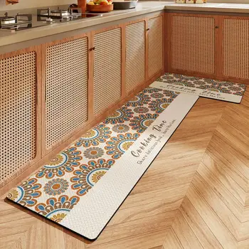 Практичный коврик для комнаты, противообрастающий кухонный коврик, медленный отскок, защищающий мягкость пола, домашний кухонный ковер