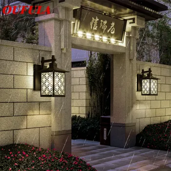 Уличные настенные светильники OULALA Водонепроницаемое Современное Креативное украшение для внутреннего двора, коридора, виллы, Дуплекса