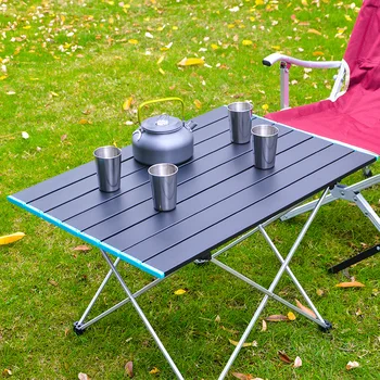 Стол для кемпинга Pliante, Сверхлегкие Складные Столы для пеших прогулок, вечеринки в саду, ужина, пикника, барбекю, Складной Алюминиевый стол
