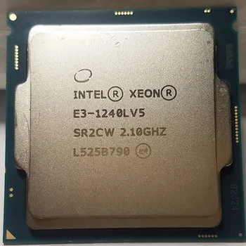 Intel Xeon E3-1240L v5 E3-1240LV5 2,1 ГГц LGA 1151 SR2CW 25 Вт 4-ядерный процессор 8M, бесплатная доставка
