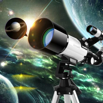 Напольный астрономический мощный астрономический телескоп с высоким увеличением HD Наблюдайте за Луной Астрономический телескоп со штативом