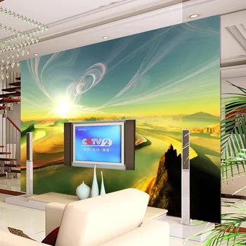 beibehang Дешевый 3D ТВ фон большие настенные обои нетканые обои бесшовные китайские гостиная спальня papel de parede