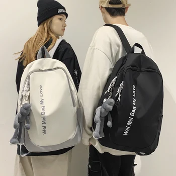 Модный нейлоновый рюкзак, женская и мужская школьная сумка для студентов, повседневные Студенческие офисные Женские сумки, пригородная сумка через плечо