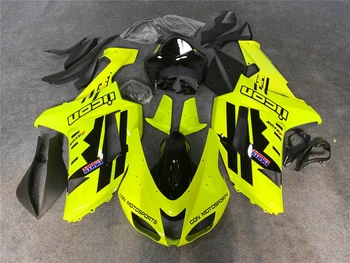 Комплект обтекателя мотоцикла Подходит для Kawasaki ZX-6R 07-08 6R 636 2007 2008 Обтекатель флуоресцентный Желтый Черный