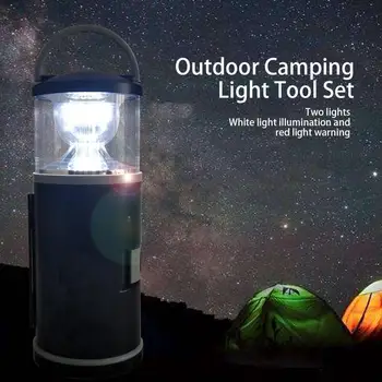1 Комплект ручной лампы, встроенные инструменты, фонарь для палатки, ручной фонарь, набор аппаратных инструментов