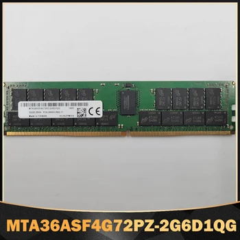 1ШТ Оперативная память 32G 32GB 2RX4 2666 PC4-2666V DDR4 Для MT Memory MTA36ASF4G72PZ-2G6D1QG
