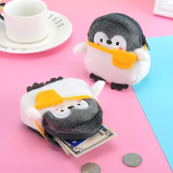 2023 Детский кошелек для монет, милые кошельки с милым маленьким Пингвином, конверт, сумка для передачи данных, держатель для карт большой емкости