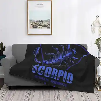 Знак Зодиака Скорпион Креативный Дизайн Удобное Фланелевое Одеяло Астрологический Гороскоп Знак Зодиака Скорпион Скорпион Знак Зодиака Скорпион